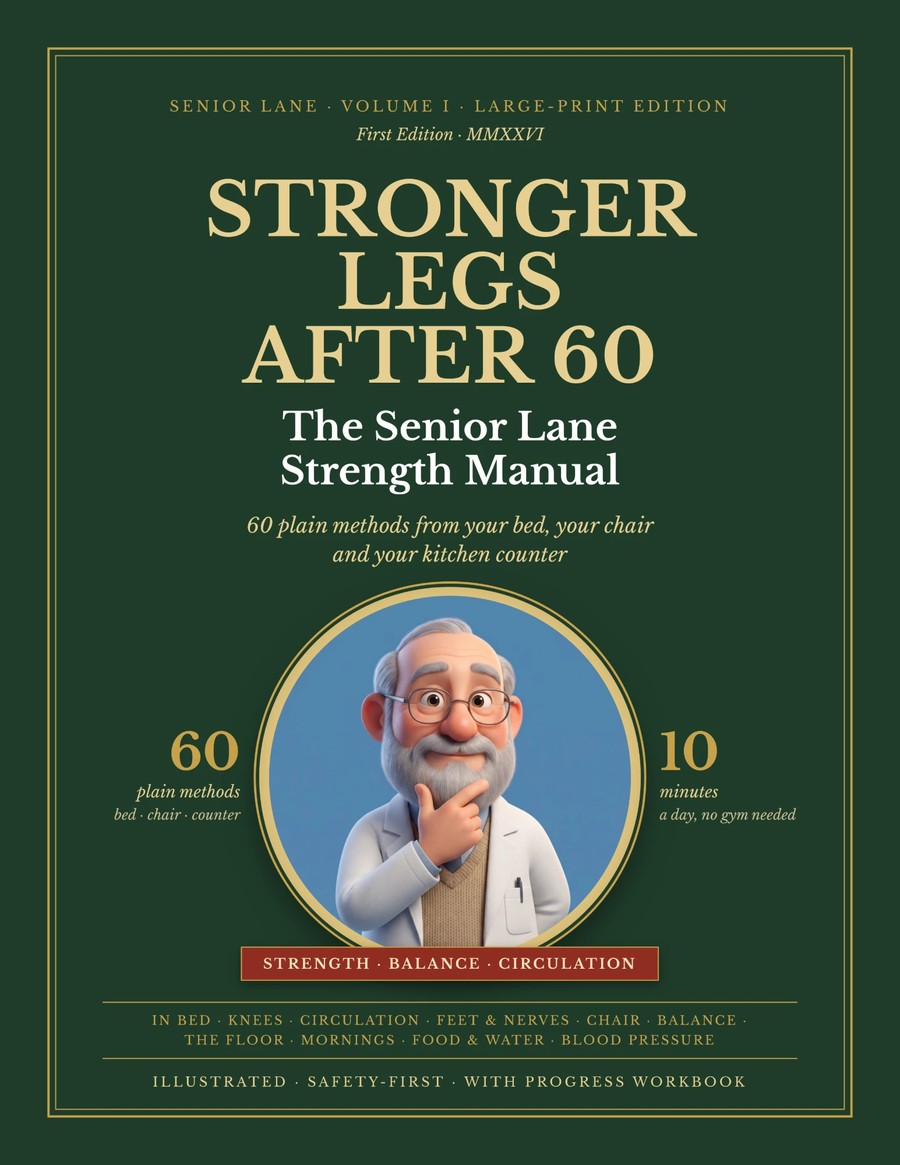 The Senior Lane Strength Manual: Stronger Legs After 60, book cover